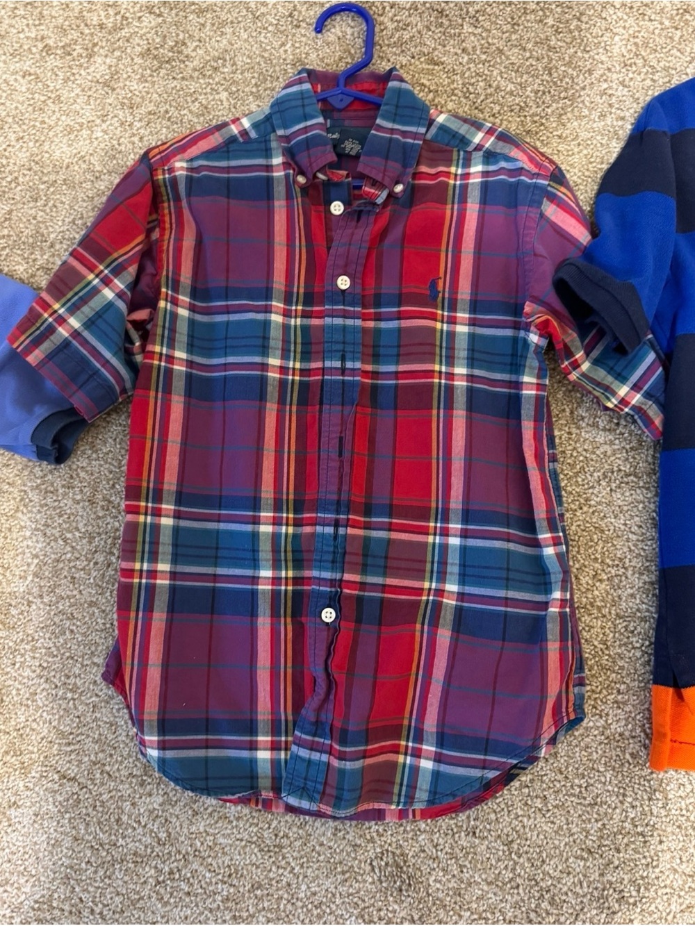 Lot of 3 Polo Ralph Lauren Boys Polo Shirts Size Small 8 - Picture 6 of 7